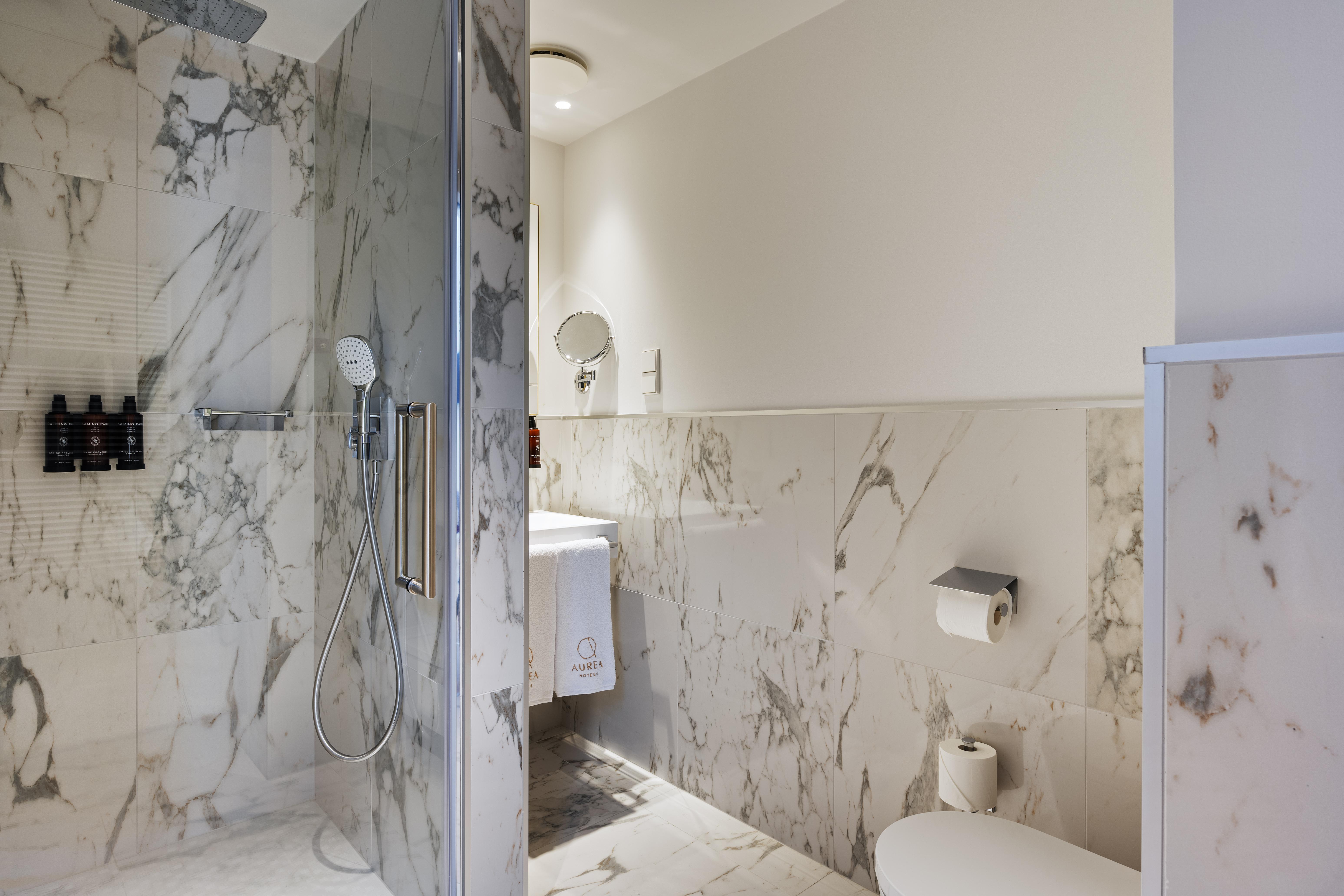 Aurea Ana Palace By Eurostars Hotel Company Budapest Exteriör bild Bathroom